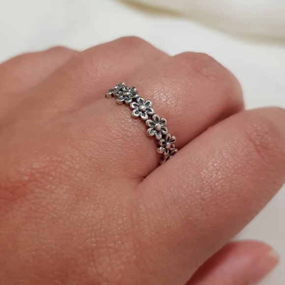 Flower Sterling Silver 925 Ring - Picture 5 of 5